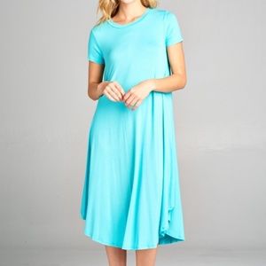 T-shirt style Swing Dress